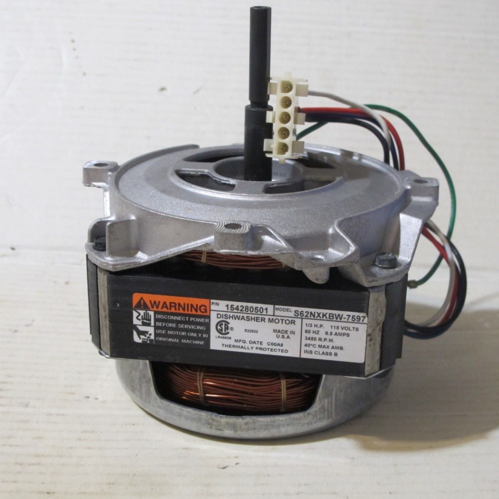 5303943152 Frigidaire Dishwasher Circulation Motor Assembly 154280501