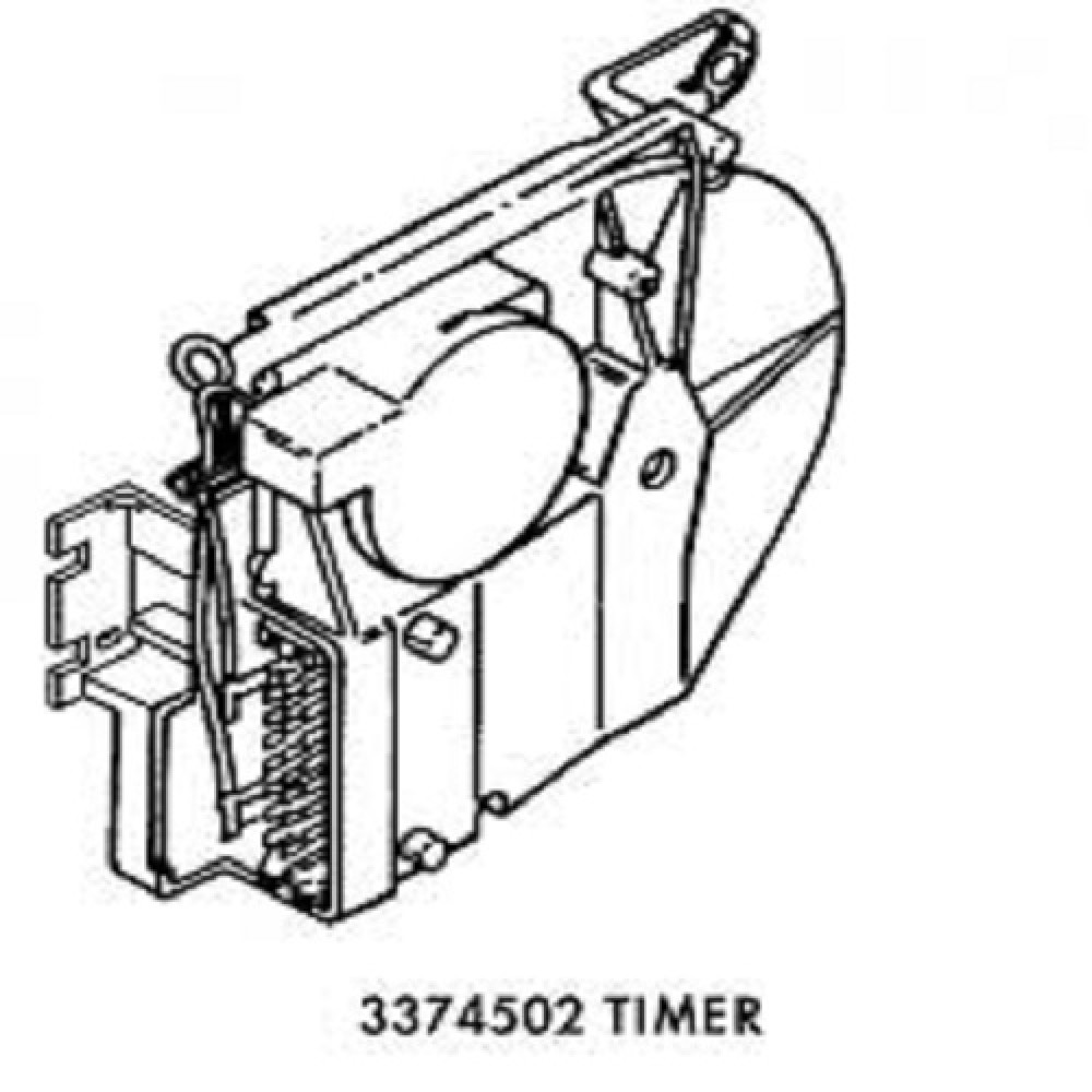 3374502 Whirlpool Dishwasher Control Switch Timer Assembly 524121