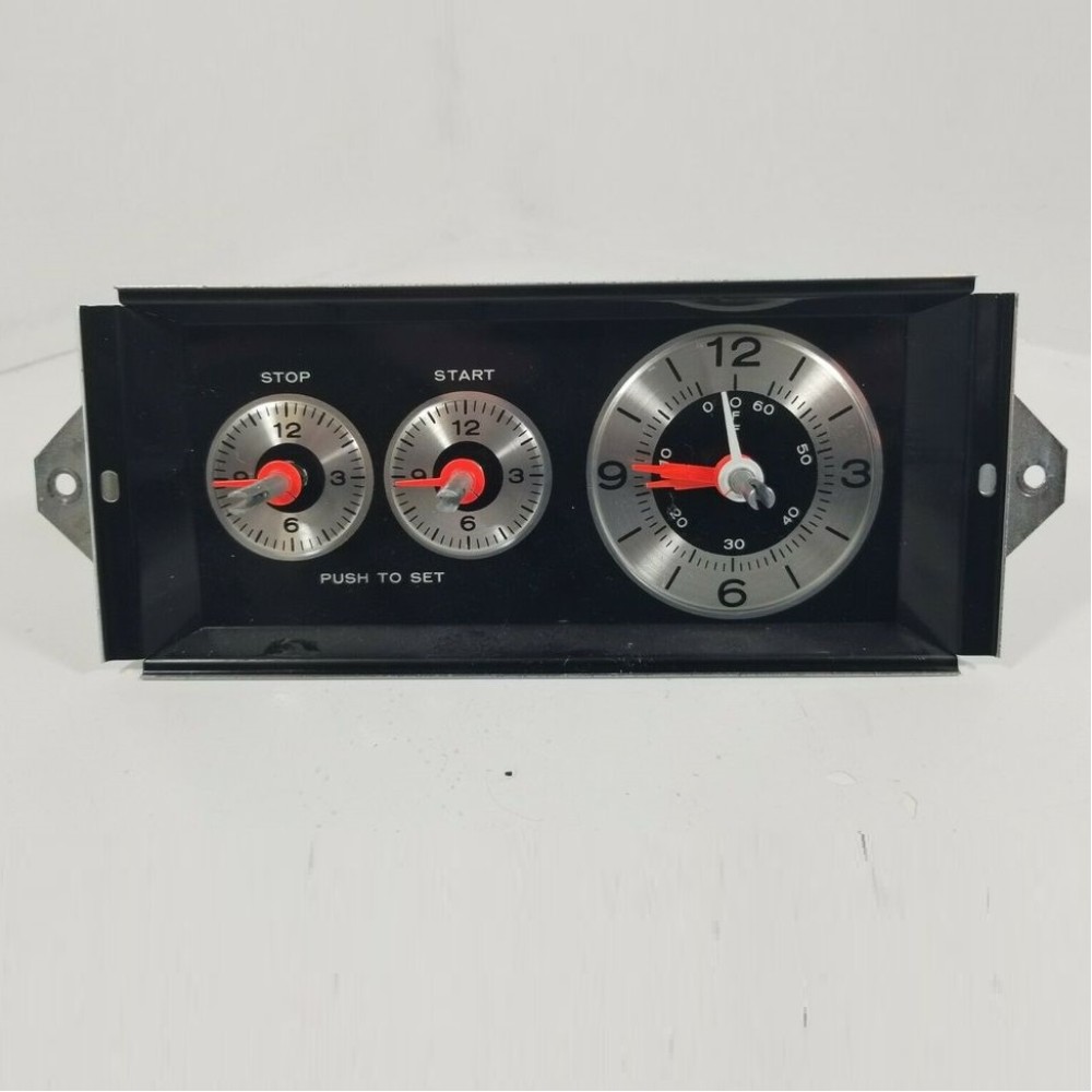 WB19X146 GE Oven Range Control Switch Oven Clock Timer Assembly 262D767P16