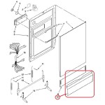 W10181594 Whirlpool Dishwasher Toe Kick Panel 1471500