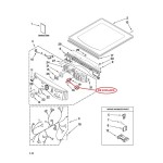 W10164578 Maytag Dryer Control Panel Lens 1481176