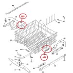 WD01X10397 GE Dishwasher Dish Rack Touch Pad 1534580