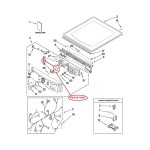 W10170295 Maytag Dryer Control Panel Bracket 1546414