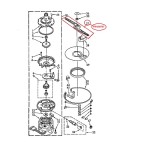 302767 Whirlpool Dishwasher Lower Wash Spray Arm 480710