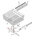 D12X10353 Frigidaire Dishwasher Wash Arm Support Mount Mid Hub  D12X10353