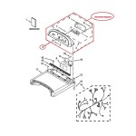 WPW10562307 Whirlpool Dryer Control Panel Assembly W10562307