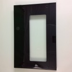 MGC66202101 GE Microwave Door Outer Frame Panel MGC6620211910