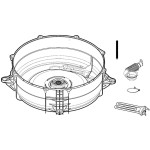 AJQ74094002 LG Washer Tub Drum Outer Housing Assembly 4381757