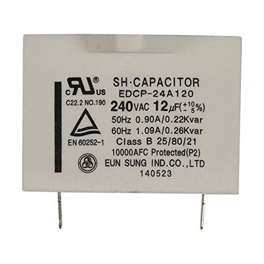 0CZZJB2014L LG Fridge Freezer Motor Capacitor 12uF EDCP-24A120