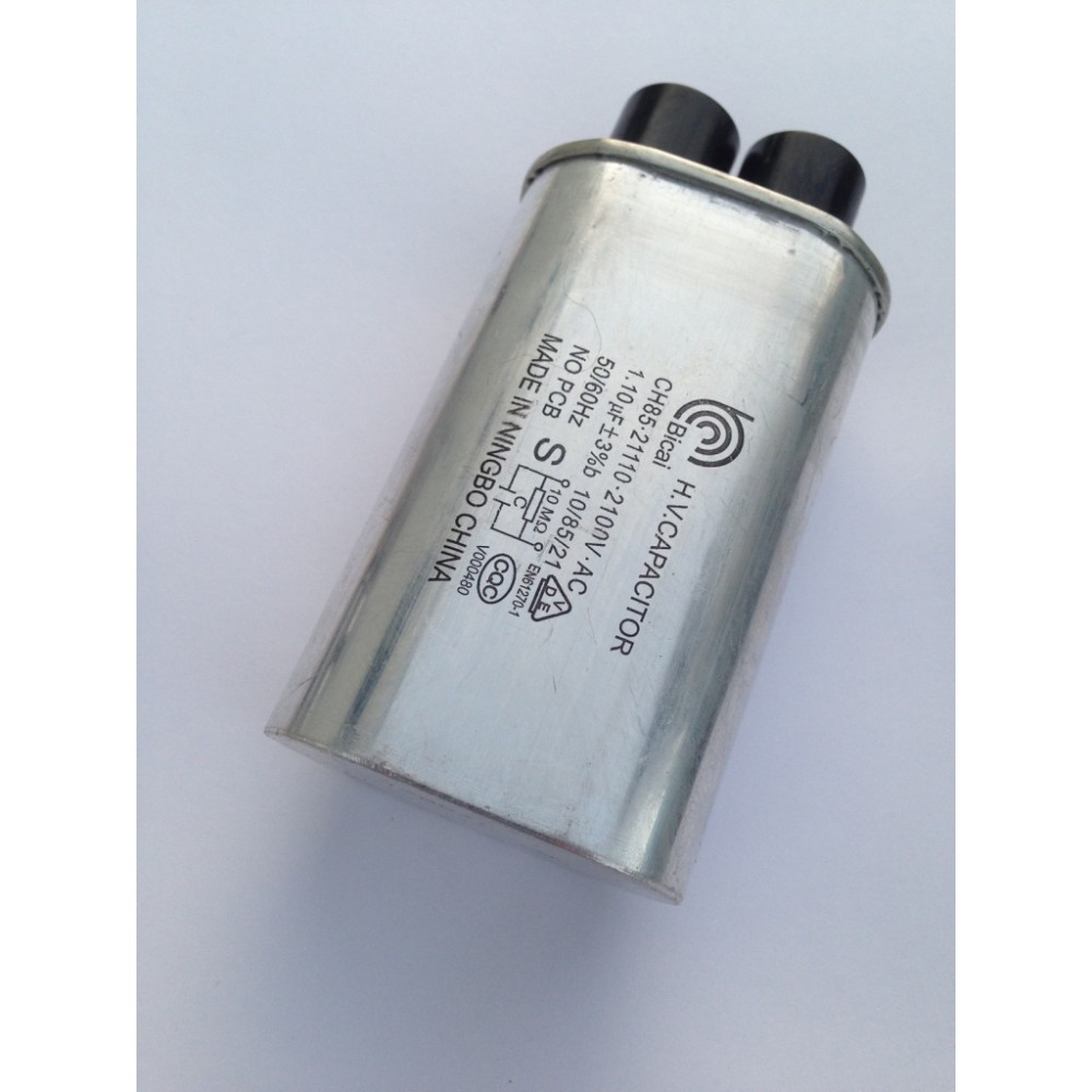 CH85-21110-33F2 Whirlpool Microwave High Voltage HV Capacitor 1.10uF CH85-21110-33F2