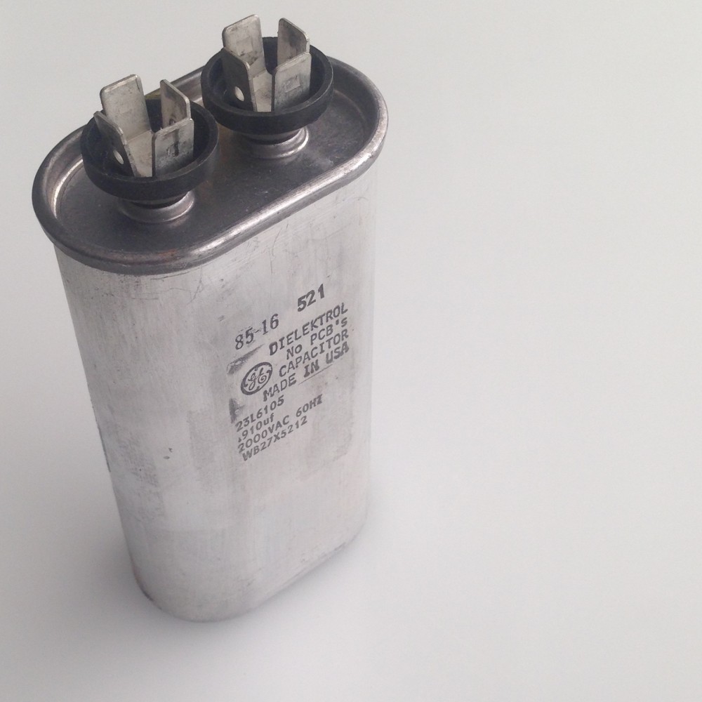 WB27X5212 GE Microwave High Voltage HV Capacitor 0.91uF 23L6105