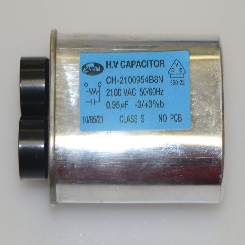 WB27X10365 GE Microwave High Voltage HV Capacitor 0.95uF CH-2100954B8N