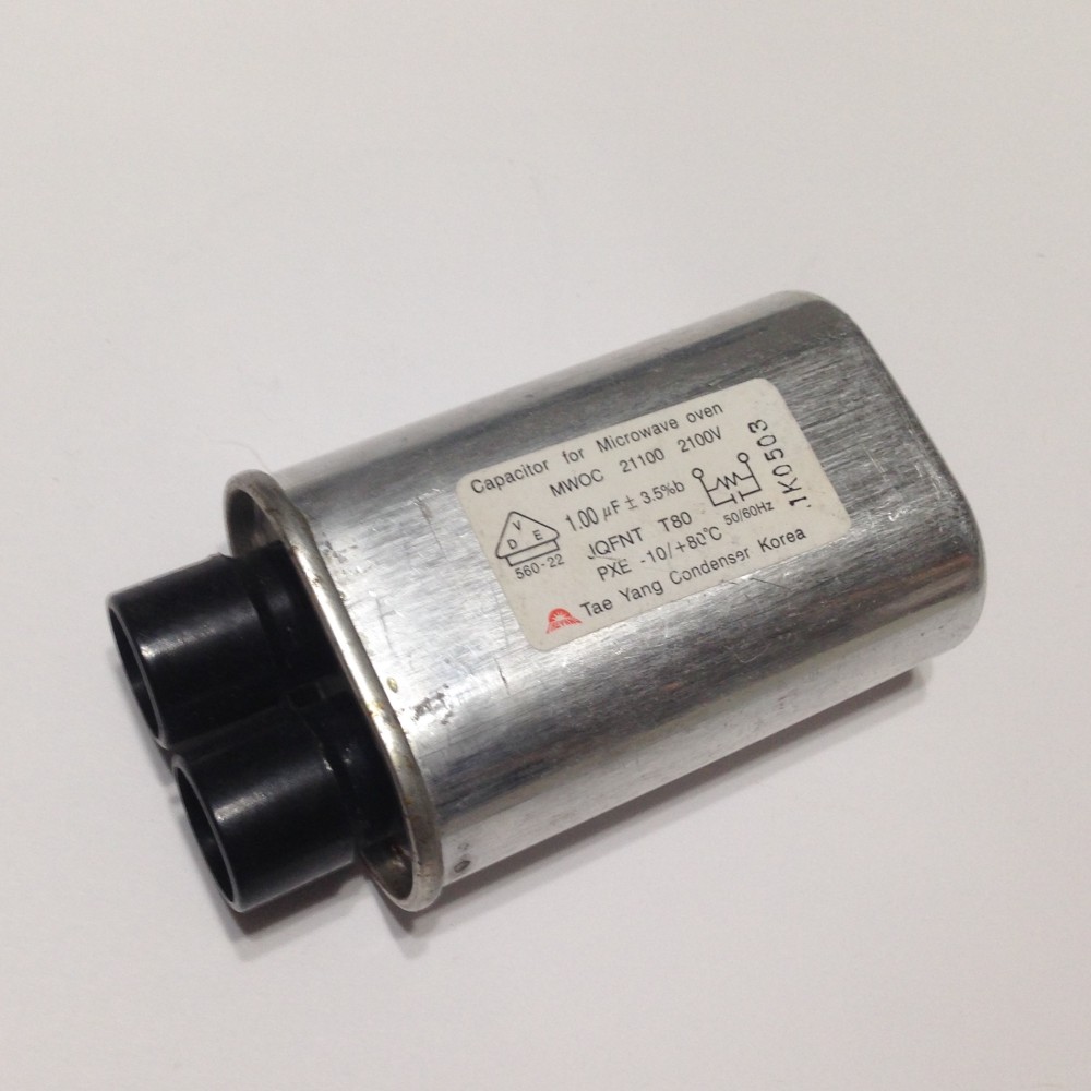 WB27X10233 GE Microwave High Voltage HV Capacitor 1.0uF MWOC21110-33F2