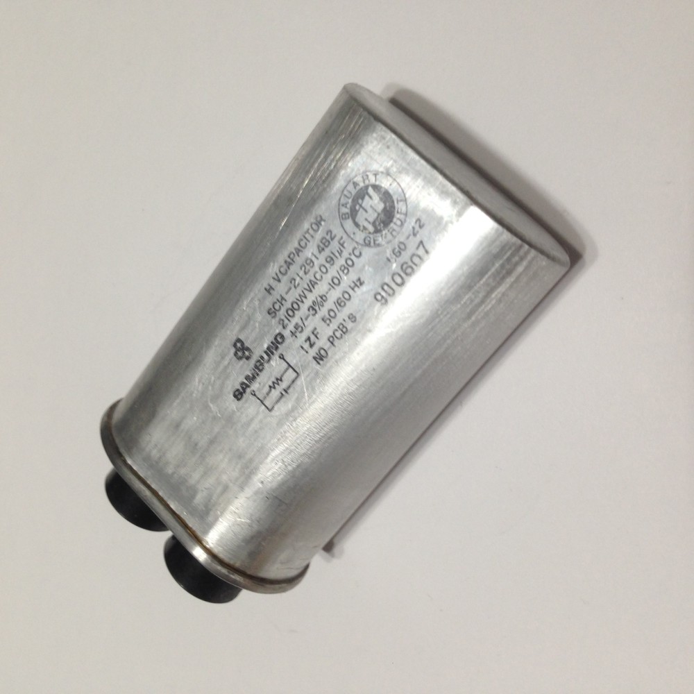 WB27X10011 GE Microwave High Voltage HV Capacitor 0.91uF SCH-212914B2