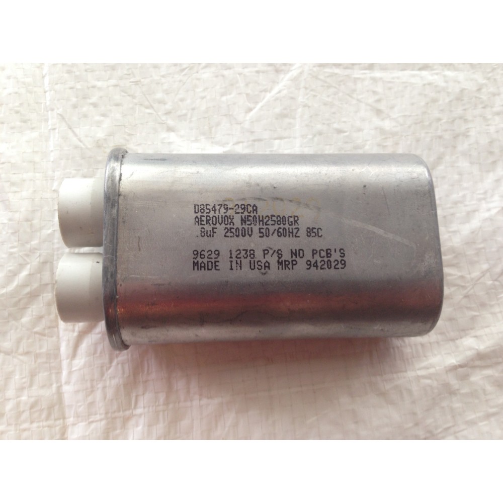 813715 Whirlpool Microwave High Voltage HV Capacitor 0.80uF N50H2580GR