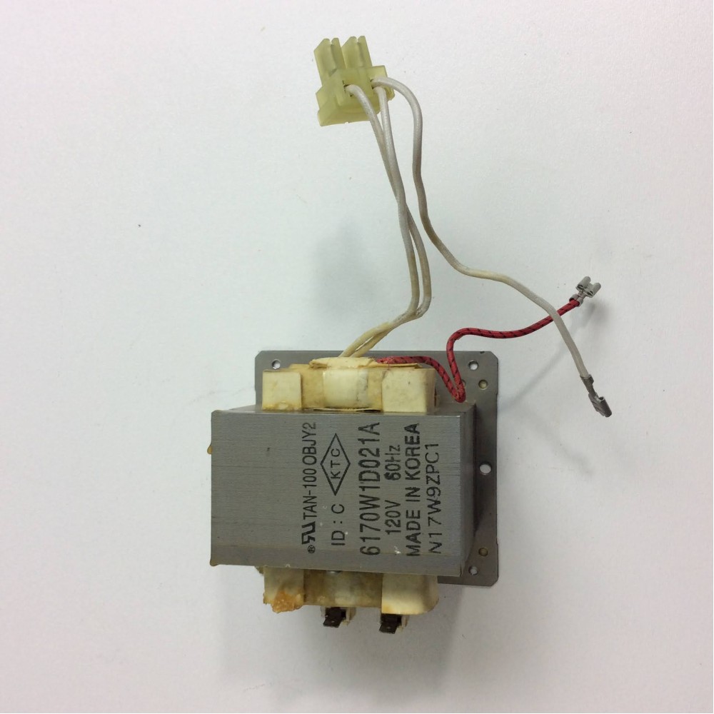 6170W1D021A Kenmore Microwave Transformer High Voltage 1349751