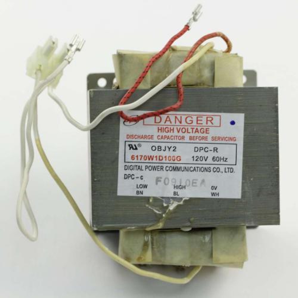 6170W1D100G LG Microwave Transformer High Voltage 6170W1D100C