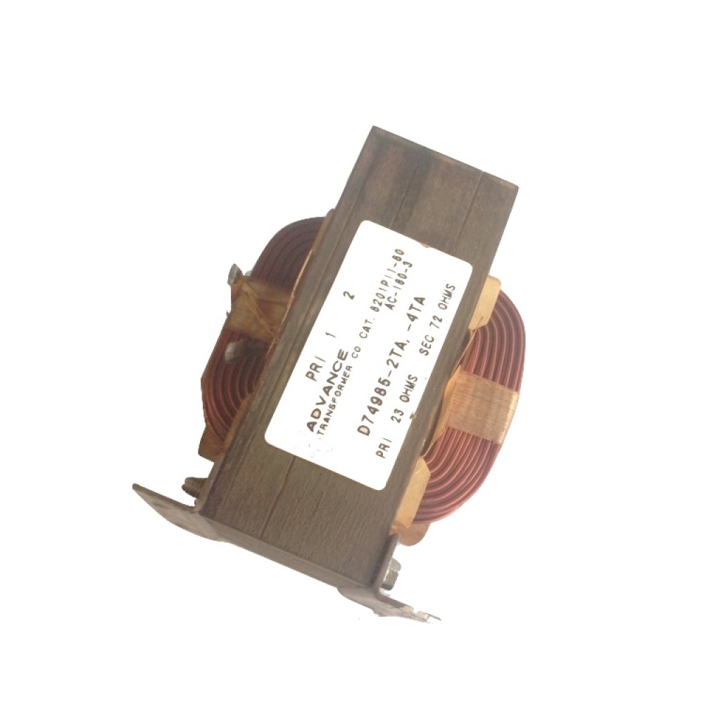 D7498504 Advance Microwave Transformer High Voltage 8201P11