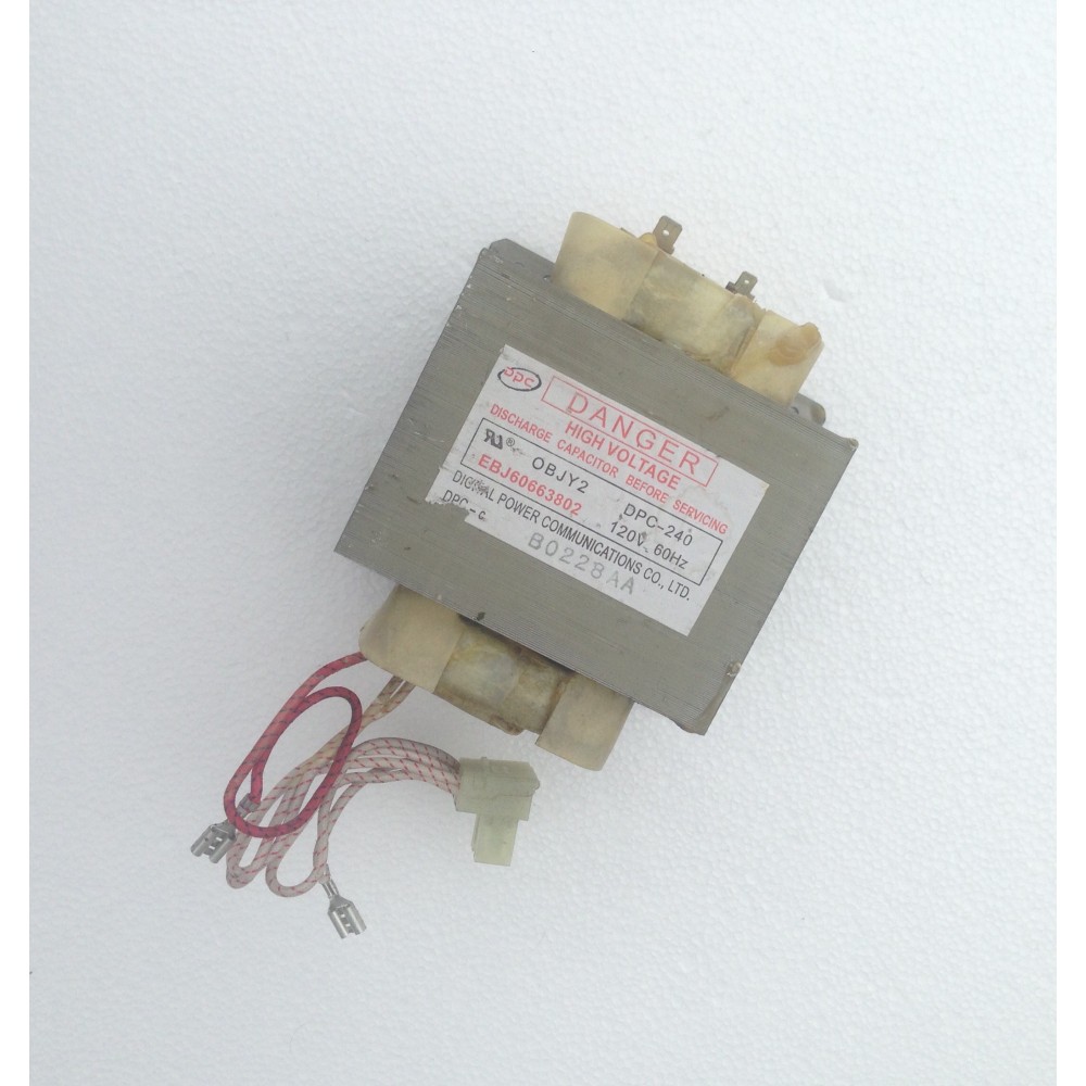 EBJ60663802 Kenmore Microwave Transformer High Voltage EBJ60663802R