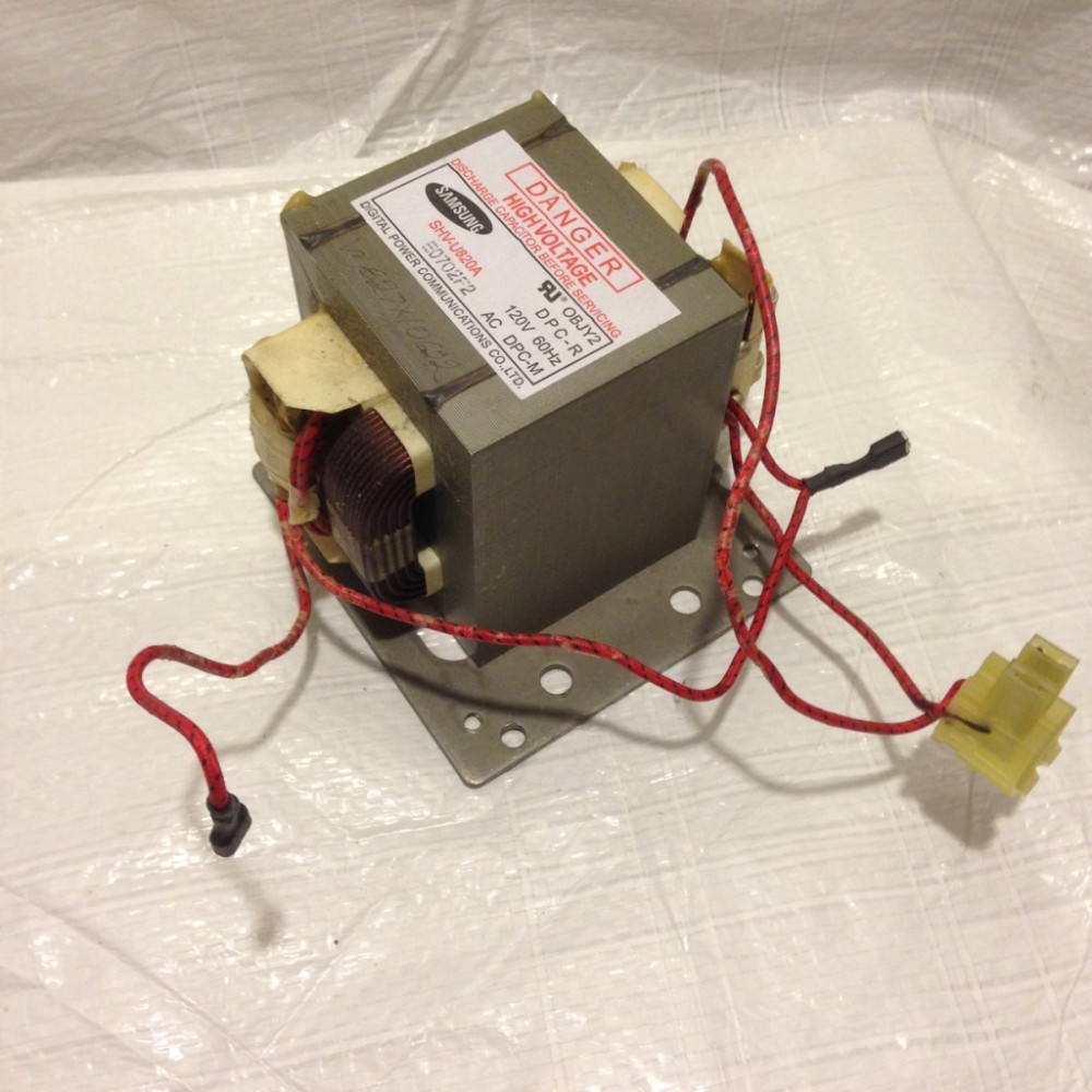 WB27X10622 GE Microwave Transformer High Voltage SHV-U820A