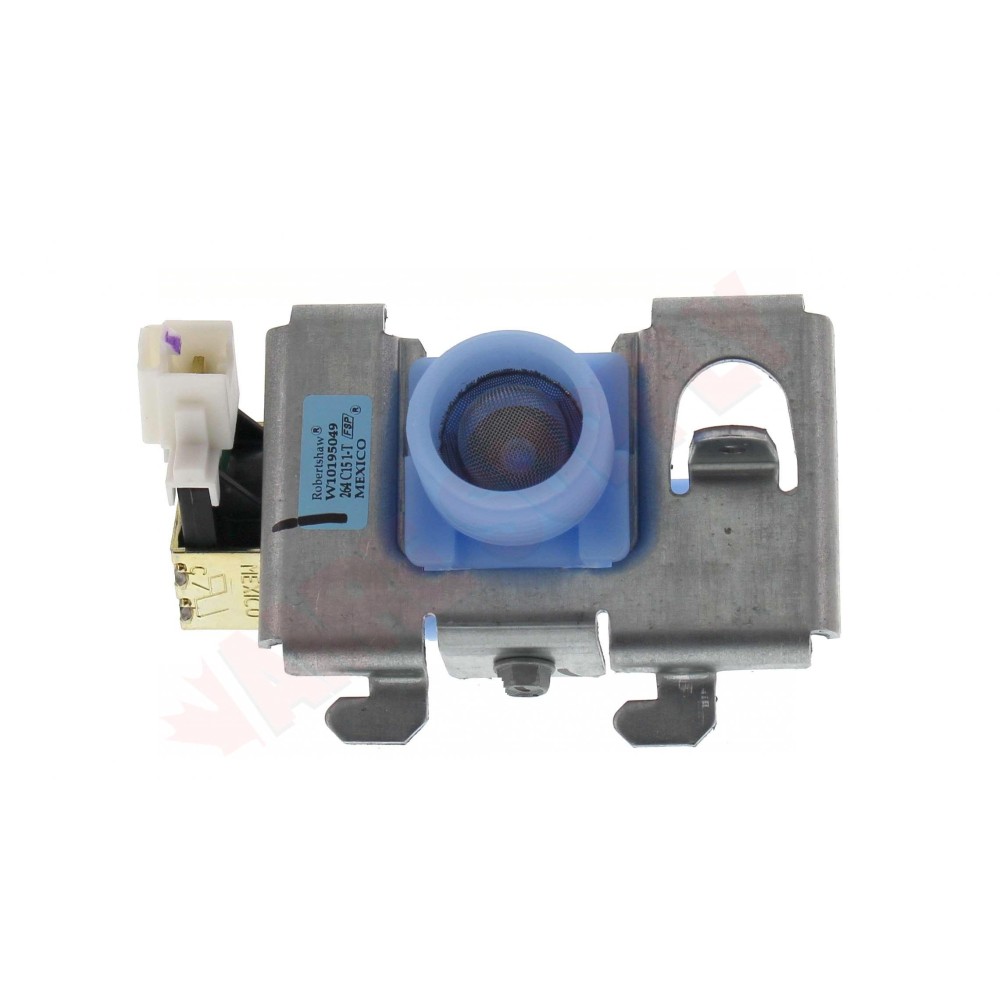 WPW10195049 Whirlpool Dishwasher Water Inlet Valve Assembly W10195049