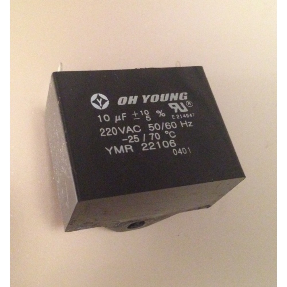 WB27X10170 GE Microwave Motor Capacitor 10uF YMR22106