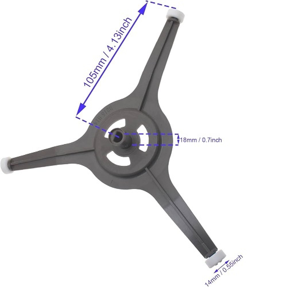 D215H14 Hamilton Beach Microwave Turntable Tray Plate Roller Support D215H14