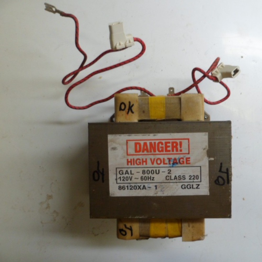 GAL-800U-2 Oster Microwave Transformer High Voltage GAL800U2