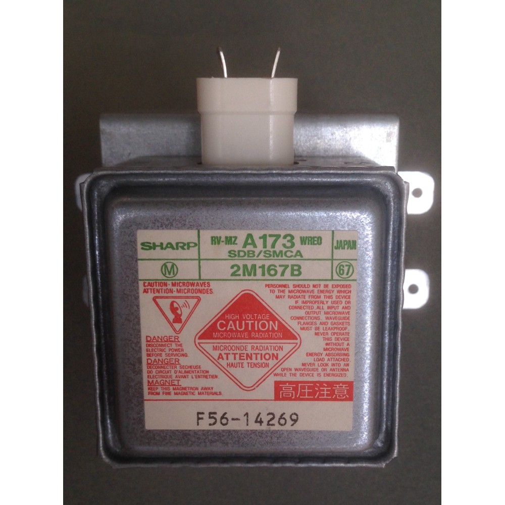 RV-MZA173WRE0 Sharp Microwave Magnetron 4.1KV 2M167B-67