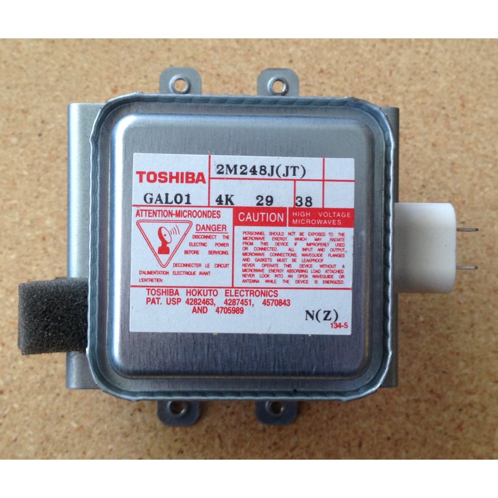 2M248JJT-NZ Toshiba Microwave Magnetron 4.35KV 2M248J(JT)-NZ