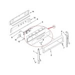 W10321789 Whirlpool Oven Range Control Panel Touch Pad Membrain Assembly 1877003