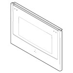 WB56X20013 GE Oven Range Door Lower Oven Glass Panel 3027487