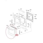 ACQ73322908 LG Oven Range Door Outer Glass Assembly 4870929