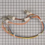 3190716 Whirlpool Oven Range Wiring Harness Heating Element Receptacle Socket 504071