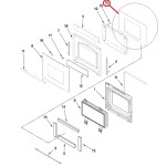 WP74008391 Jenn-Air Oven Range Door Inner Glass 74008391