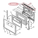 W10016450 Whirlpool Oven Range Door Trim Vent 8522434