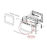 DG94-00744A Samsung Oven Range Door Glass Assembly Outer  DG9400744A