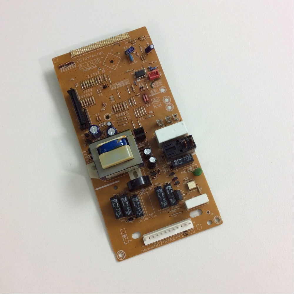 6871W1A419Q LG Microwave Power Control Board Main Circuit Assembly LMV2083SW-SB-ST