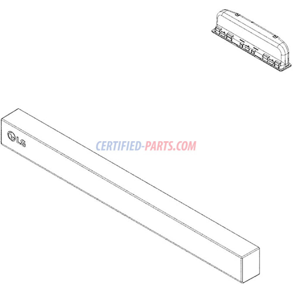 Agl Lg Dishwasher Control Panel Touchpad Keypad Assembly