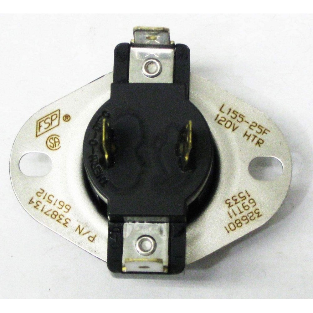 WP3387134 Whirlpool Dryer Thermostat Cycling 3387134