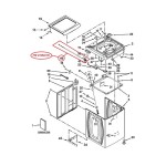 W10565151 Whirlpool Washer Light Lamp LED Assembly 3022119