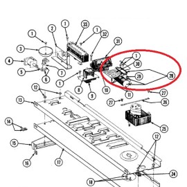 306043 Maytag Dryer Wiring Harness Control Board Connector Assembly 1513261