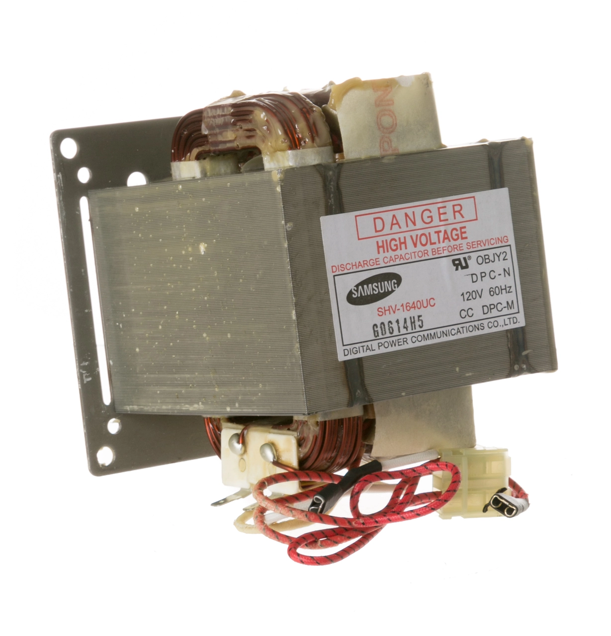 WB27X10254 Samsung Microwave Transformer High Voltage SHV-1640UC